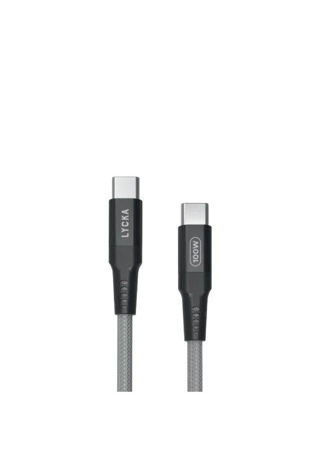 Lycka P Cord C100 – 100W Type-C to Type-C Fast Charging & Data Transmission Cable (1.2 M) - Image 5